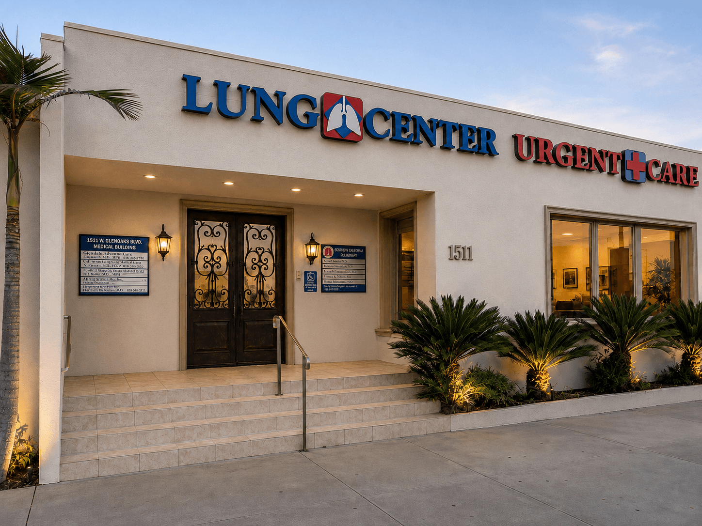 Clinic exterior, Lung Center Urgent Care