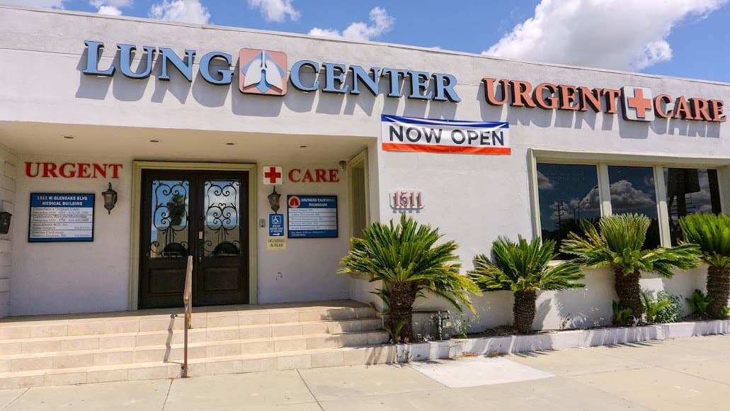 Glendale's Urgent Care building, wide angle